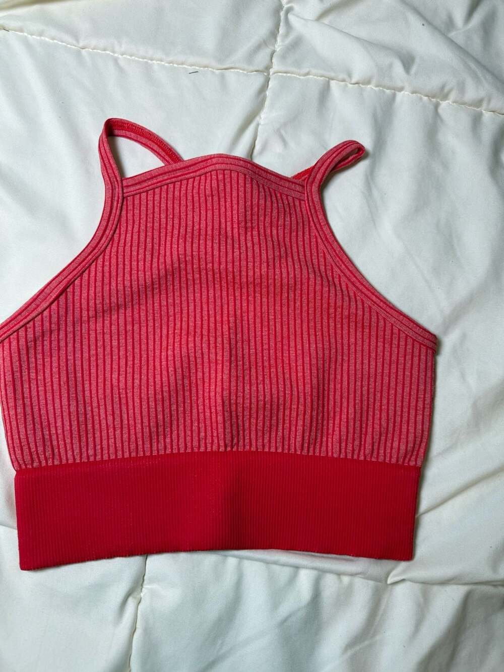 FP Movement x The Class Ribbed High Neck Crop Tank Top
